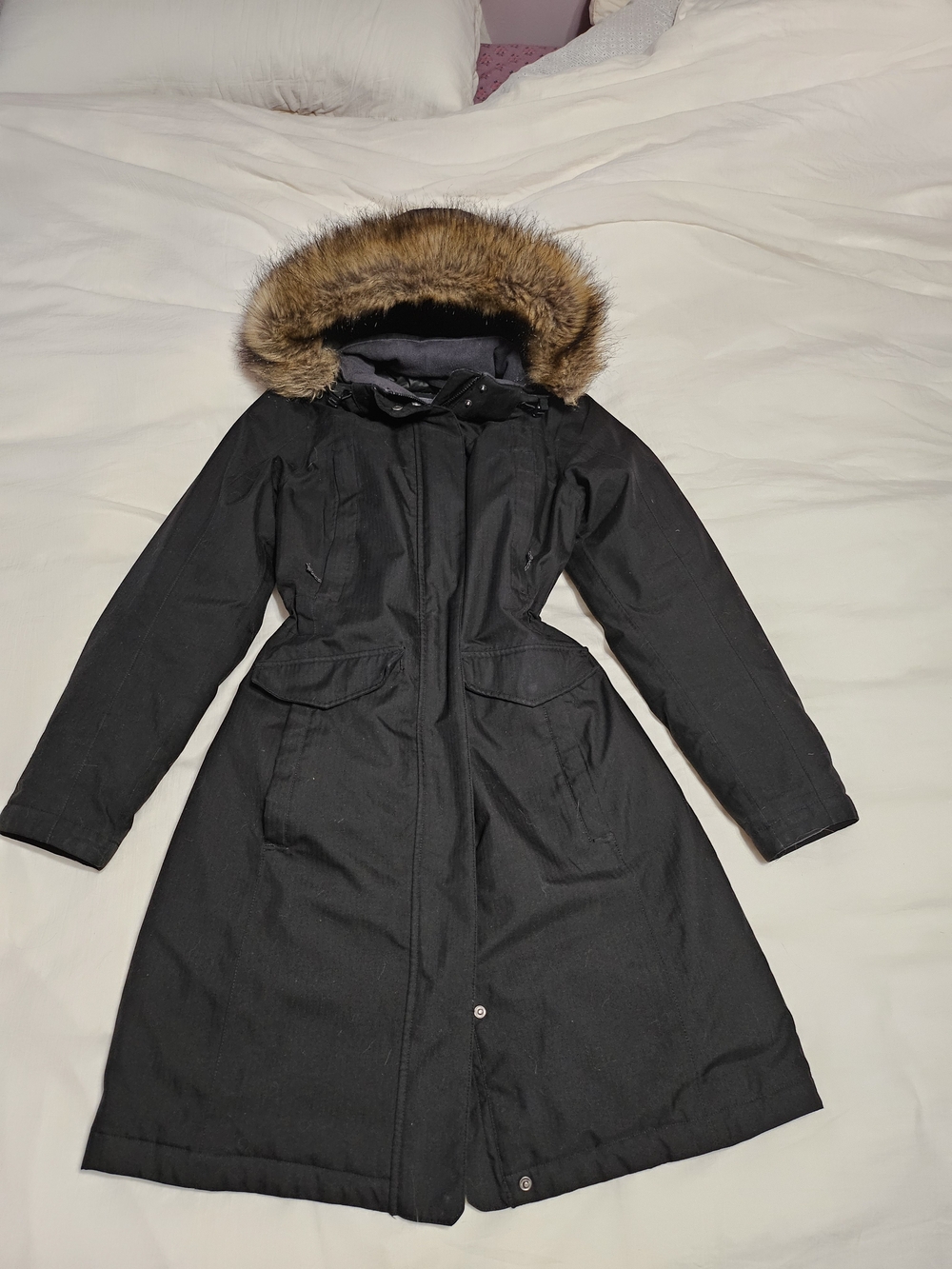 Eddie Bauer Women's WeatherEdge Down Stadium Parka Black Style D3756646 Fall 17